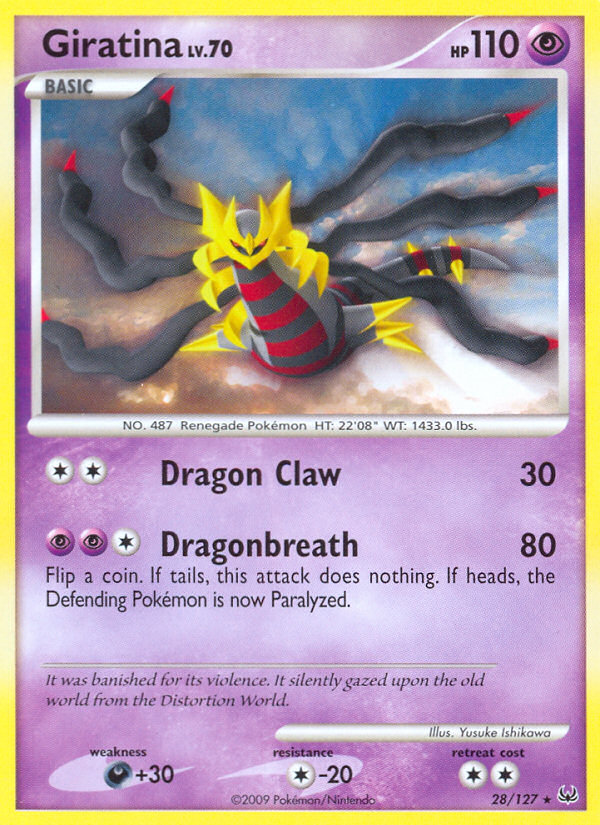 Platinum Non - Holo Giratina #28/127